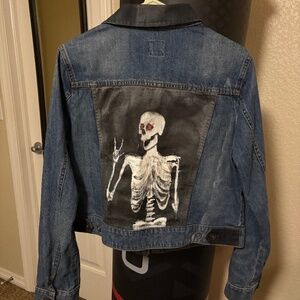Skeleton Jean Jacket